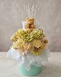 Medium Flower Candle Bouquet – Blue Lavender & Bergamot Fragrance
