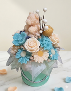 Lakeside Summer Teddy Bloom Candle Bouquet