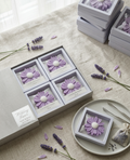 Personalized Purple Daisy Floral Wax Melt Favor | Wedding & Bridal Shower Guest Gift | Custom Thank You Favor