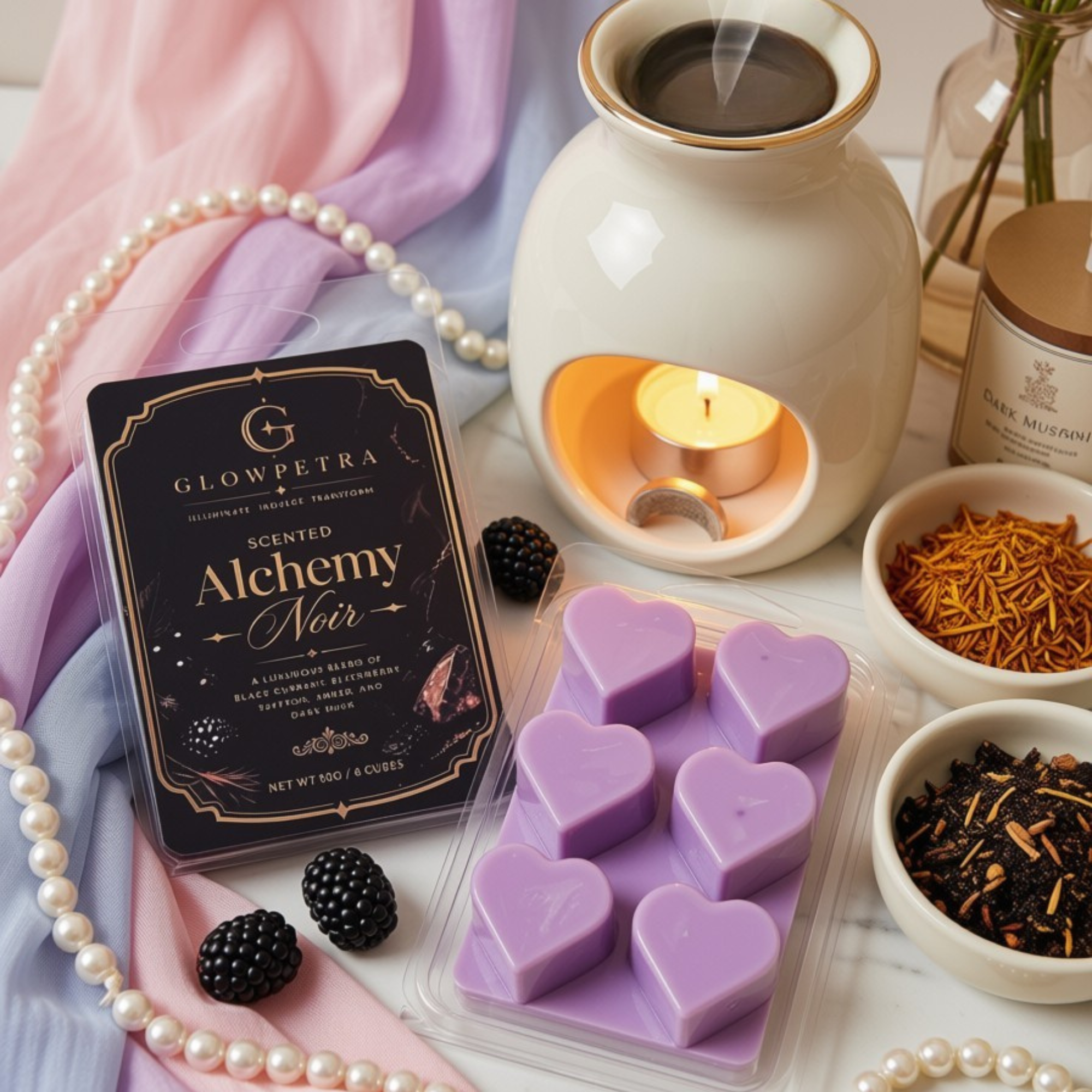Alchemy Noir Wax Melts | Dark Luxury & Enchanting Amber